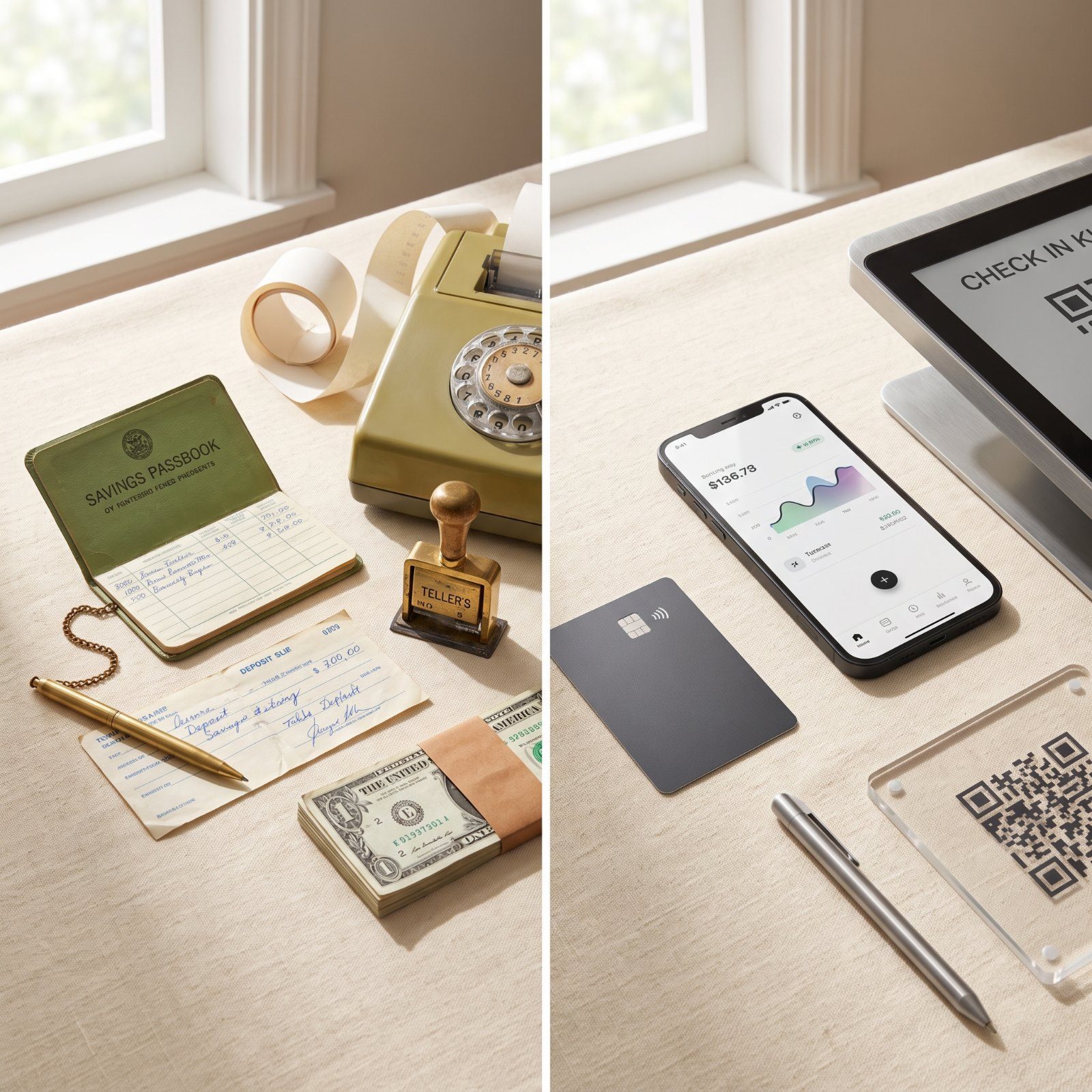 What Banks Looked Like in 1970 vs. NOW: 50 Before & Afters That Show How Much Changed