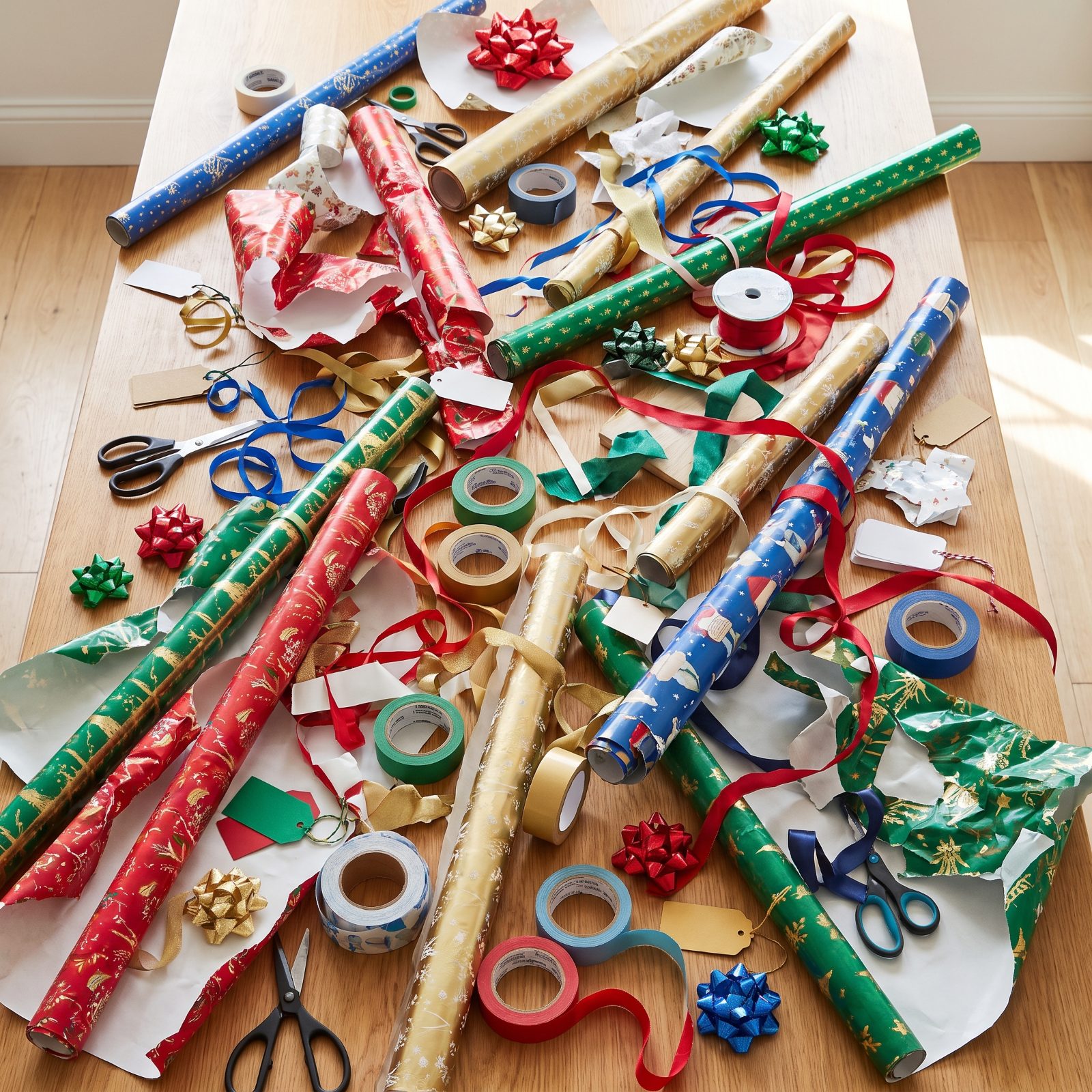 Wrapping Paper, Tape, Tags and Ribbon